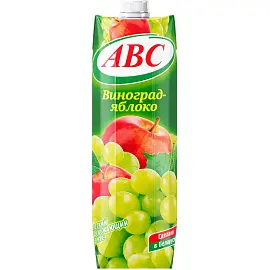 Напиток АВС Виноградно-яблочный сокосодержащий осветлен стерилиз, 1л