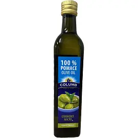 Масло COLUMB оливковое раф. высшего качества Pomace Oil, стекло, 500 мл