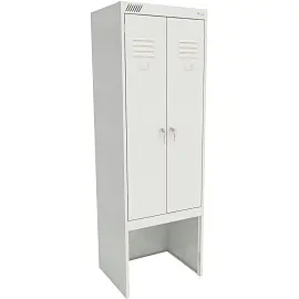 Шкаф для одежды металлический ШРК 22-600 ВСК 2 отделения