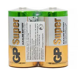 Батарейка C (LR14) GP Super эконом (2 штуки в упаковке)