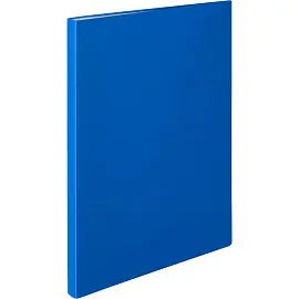 Папка файловая на 20 файлов Attache A4 17 мм синяя (толщина обложки 0.45 мм)