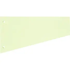 Разделитель листов картонный Attache 100 листов по цветам зеленый (230x120 мм)