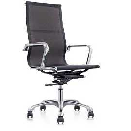 Кресло для руководителя Easy Chair 702 T черное (сетка, металл)