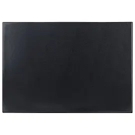Коврик-подкладка настольный для письма (650х450 мм), с прозрачным карманом, черный, BRAUBERG, 236775