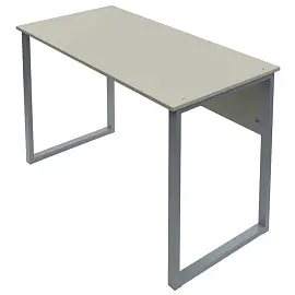 Стол двухместный прямоугольный (серый, 1200х600х760 мм)