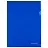 Папка-уголок жесткая А4, синяя, 0,15 мм, BRAUBERG EXTRA, 271702 Фото 1