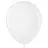 Воздушные шары, 50шт., М12/30см, MESHU, пастель, белый