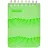 Блокнот Attache Waves Конференц А6 50 листов зеленый в клетку на спирали (103х157 мм)