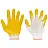 Перчатки защитные эконом хлопковые с латексным покрытием (13 класс, универсальный размер, 300 пар в упаковке) Фото 2