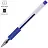Ручка гелевая OfficeSpace синяя, 0,5мм, 2шт., грип, пакет с европодвесом Фото 1