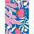 Упаковочная бумага глянц. 70*100см, MESHU "Неоновые цветы", 80г/м2 Фото 0