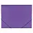 Папка на резинках BRAUBERG "Office", фиолетовая, до 300 листов, 500 мкм, 228081 Фото 0