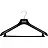 Вешалка-плечики для легкой одежды Attache С041 с перекладиной черная (размер 52-54)