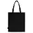 Сумка шоппер BRAUBERG, канвас, 40х35 см, черный, "Vector girl", 271899 Фото 0