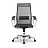 Кресло офисное МЕТТА "К-9" хром, прочная сетка, сиденье и спинка регулируемые, черное Фото 2