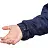 Куртка рабочая зимняя мужская з08-КУ со светоотражающим кантом синяя/красная (размер 52-54, рост 182-188) Фото 3
