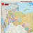 Карта настенная "Россия. Политико-административная карта", М-1:4 000 000, размер 197х127 см, ламинированная, 653, 312 Фото 0