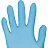 Перчатки нитрил.,н/о, голубой Clinical Program(S) 50п/уп Фото 2