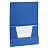 Папка на резинках BRAUBERG "Office", синяя, до 300 листов, 500 мкм, 227712 Фото 1