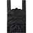 Пакет-майка ПНД 28 (+2) мкм черный (30+18x56 см, 100 штук в упаковке) из вторичного сырья эконом