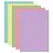 Бумага цветная DOUBLE A, А4, 80 г/м2, 100 л. (5 цветов x 20 листов), микс пастель Фото 3