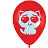 Воздушные шары, 50шт., М12/30см, MESHU "Cute kittens", пастель, ассорти Фото 1