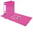 Папка-регистратор BRAUBERG "EXTRA", 75 мм, розовая, двустороннее покрытие пластик, металлический уголок, 228575 Фото 4