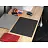 Коврик на стол Attache 300x420 мм черный/красный (двусторонний: сафьян/Soft Touch) Фото 3