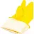 Перчатки латексные Paclan Professional желтые (размер 9, L) Фото 4