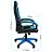 Кресло игровое Helmi HL-S16 "Pilot", экокожа, черная/синяя, механизм качания Фото 3