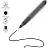 Ручка гелевая OfficeSpace "HC-1" черная, 0,4мм, бесстержневая, игольчатый наконечник Фото 0
