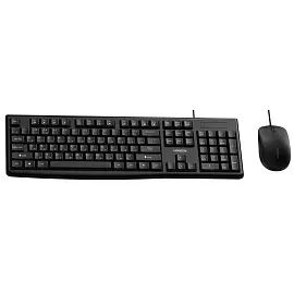 Комплект проводной клавиатура и мышь Ugreen MK003 черный (15217_)