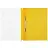 Папка-скоросшиватель пластик. перф. OfficeSpace А4, 120мкм, желтая с прозр. верхом Фото 2