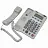 Телефон RITMIX RT-550 white, АОН, спикерфон, память 100 номеров, тональный/импульсный режим, белый, 80002154 Фото 0