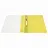 Скоросшиватель пластиковый с перфорацией STAFF, А4, 100/120 мкм, желтый, 271716 Фото 4