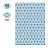 Упаковочная бумага глянц. 70*100см, MESHU "PandaGift_Blue", 80г/м2 Фото 0