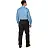 Рубашка для охранника с длинными рукавами голубая/темно-синяя (размер 52-54, рост 170-176) Фото 3