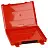 Портфель СТАММ с выдвижной ручкой, 270*350*45мм, красный Фото 2