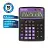 Калькулятор настольный BRAUBERG EXTRA COLOR-12-BKPR (206x155 мм),12 разрядов, двойное питание, ЧЕРНО-ФИОЛЕТОВЫЙ, 250480 Фото 0