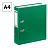 Папка-регистратор OfficeSpace, 70мм, бумвинил, с карманом на корешке, зеленая Фото 0