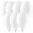 Шары надувные Пастель Экстра White 30 см (50 штук в упаковке) Фото 0
