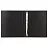 Папка на 4 кольцах BRAUBERG, картон/ПВХ, 35 мм, черная, до 250 листов (удвоенный срок службы), 221483 Фото 1