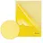 Папка-уголок жесткая BRAUBERG, желтая, 0,15 мм, 223968 Фото 2