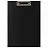 Доска-планшет STAFF "EVERYDAY" с прижимом А4 (225х316 мм), картон/бумвинил, РОССИЯ, черная, 229051 Фото 0