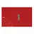 Папка с боковым зажимом СТАММ "Стандарт" А4, 17мм, 700мкм, пластик, красная Фото 2