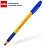 Ручка шариковая Cello "Tri-Grip yellow barrel" синяя, 0,7мм, грип, штрих-код Фото 0