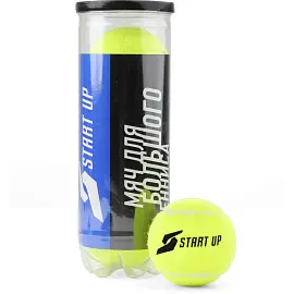 Мяч для большого тенниса Start Up ECE 040, туба (3 шт/уп)