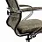 Кресло офисное МЕТТА "L1m 42", хром, сиденье и спинка мягкие, велюр, светло-серое Фото 4