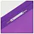 Папка-скоросшиватель пластик. СТАММ А4, 120мкм, фиолетовая с прозр. верхом Фото 1