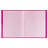 Папка с 40 вкладышами Berlingo "Neon", 24мм, 1000мкм, розовый неон, с внутр. карманом Фото 0